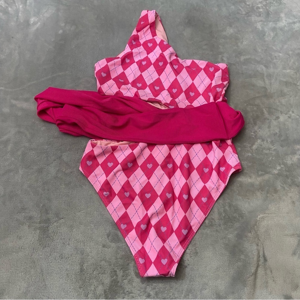 New! Beach Riot Carlie One Piece Cross My Heart one piece swimsuit 24782 - Picture 6 of 10